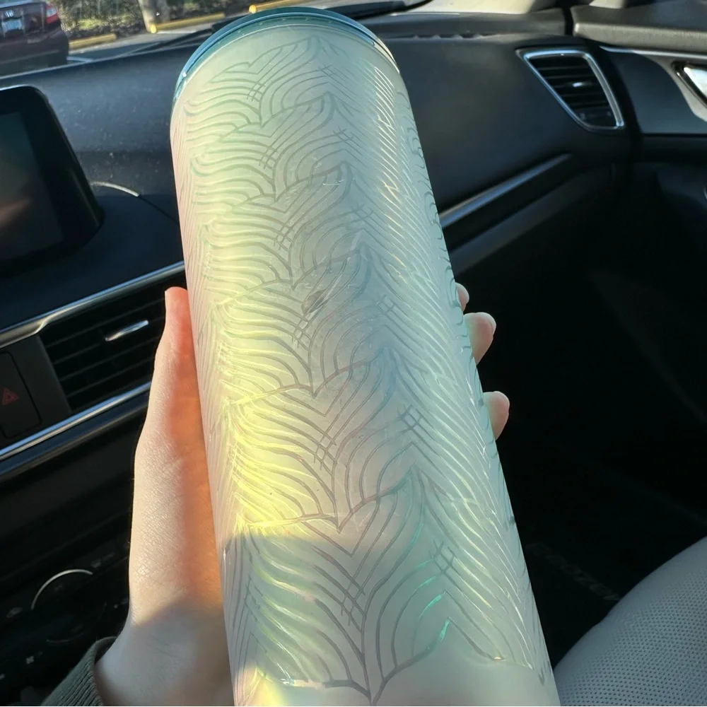 Starbucks 50th Anniversary Limited Edition Tumbler Frosted Iridescent Mermaid